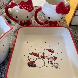 Hello Kitty Holiday themed bakeware lot